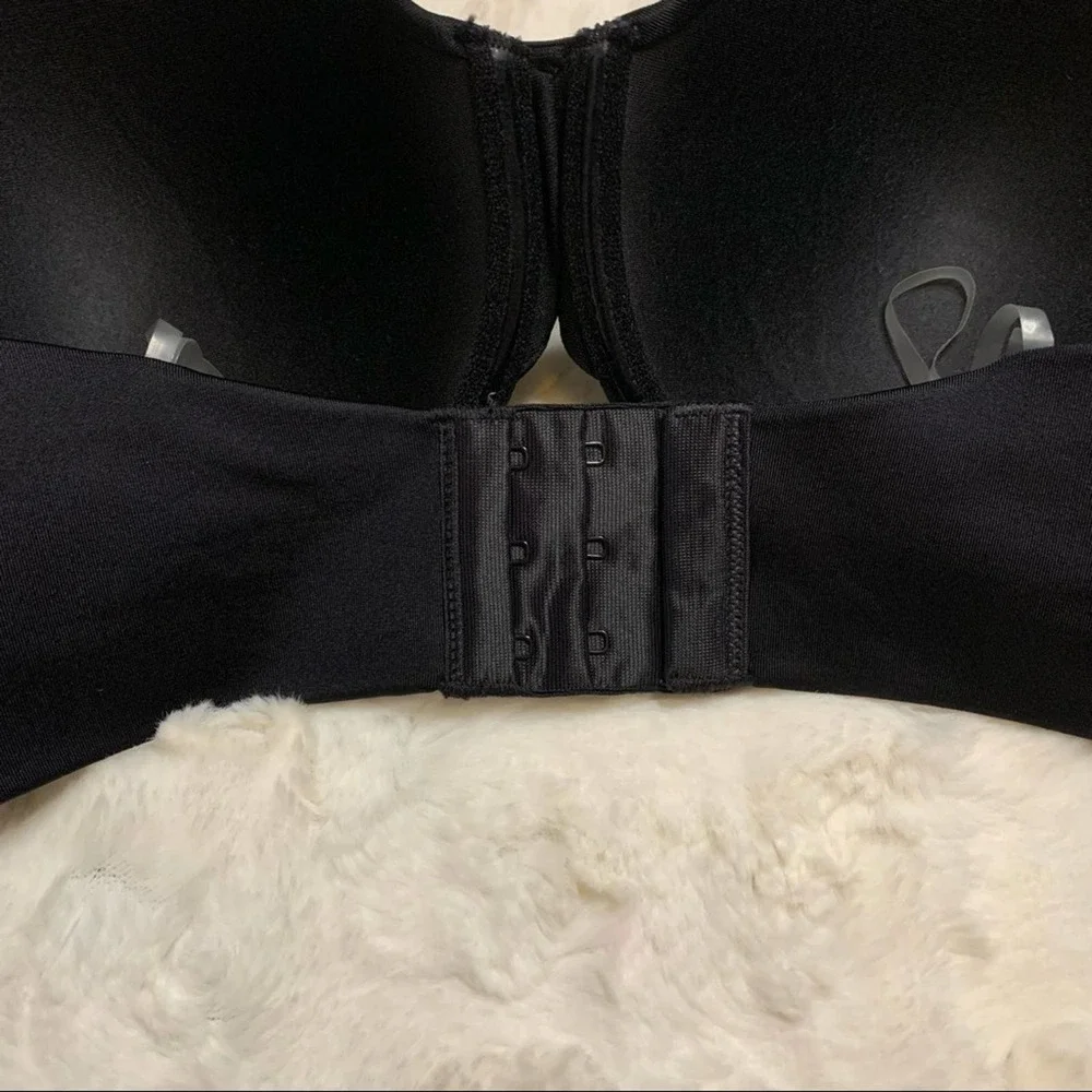 VANITY FAIR black underwire padded strapless bra size 38C - Picture 4 of 8